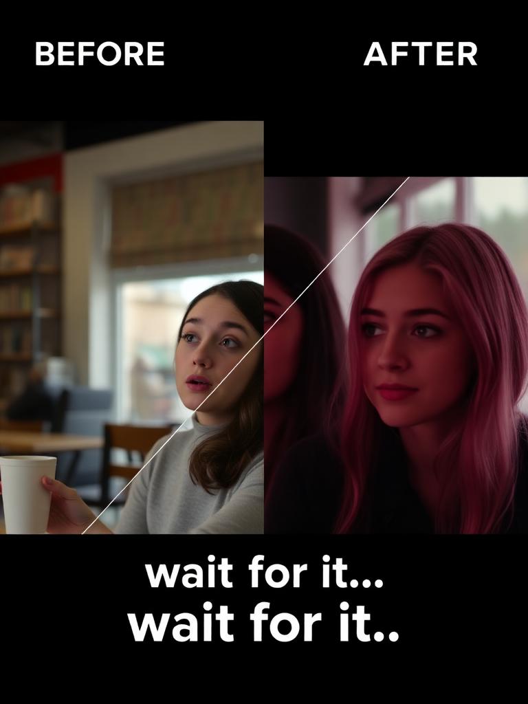 Wait for it… before and after edit